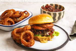 Onion Rings Burger